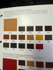 Leather Swatch Cards