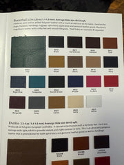 Leather Swatch Cards